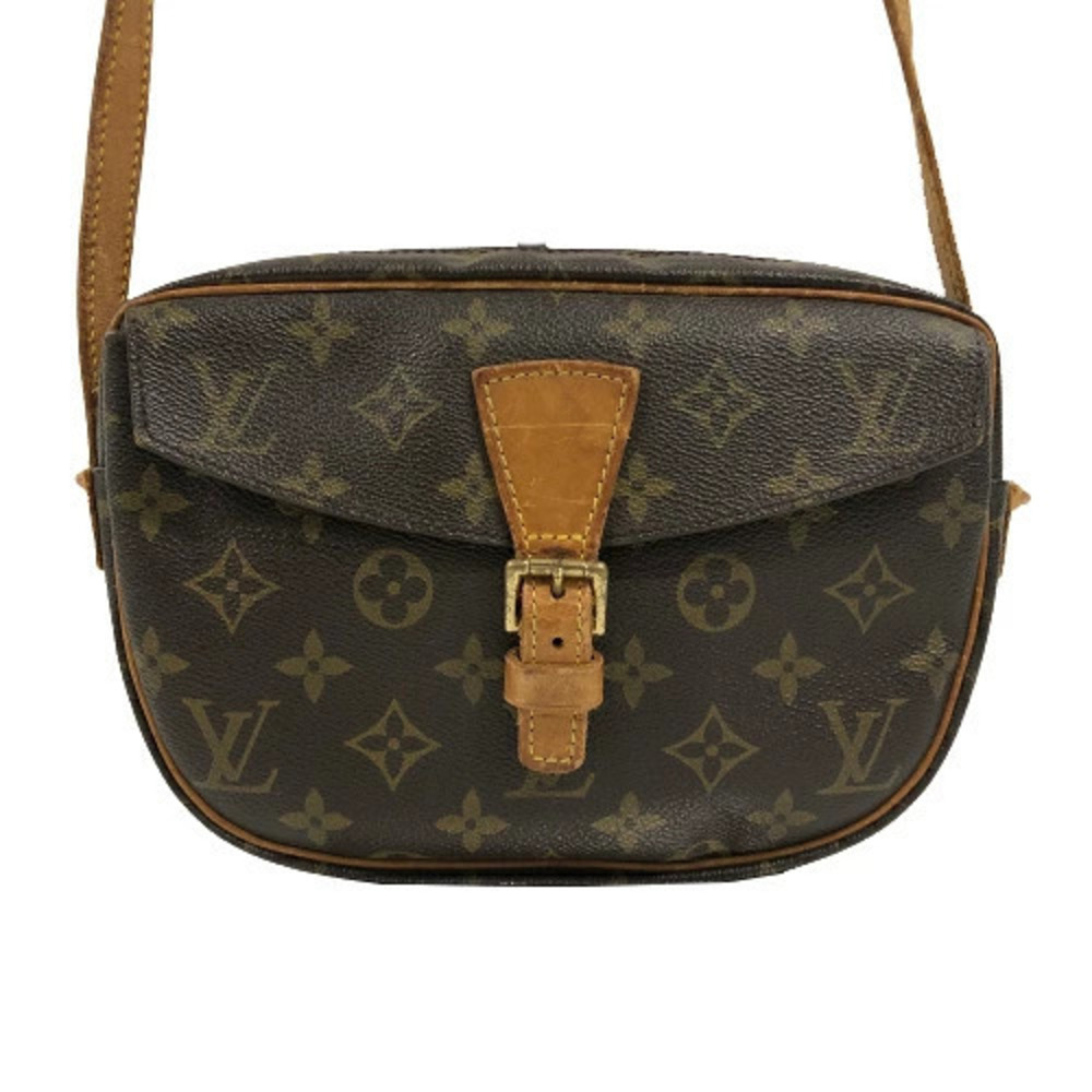 Louis Vuitton Monogram Brown Fille Crossbody Shoulder Jeune Canvas Bag